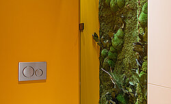 Freund Greenwood Extra Plus, preserved moss wall, maintenance-free, Wandsbek Quaree room, Hamburg